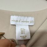 House of Harlow 1960 Beige Ribbed Thong Bodysuit Sleeveless Neutral Size S Tan Photo 1