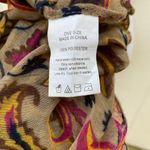 Unbranded Paisley Infinity Scarf Brown Photo 2