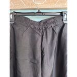 Vintage Charmode Sears 2 Piece Pink Black Satin Women's Pajama Set Photo 8