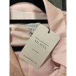 S'Edge Macy Tweed Mini Dress Light Pink Size Small NWT Faux Leather Details Photo 10