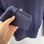 Old Navy purple indigo blue crewneck sweater women's size small cotton top Photo 4