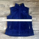 Mountain Hardwear  WOMEN'S MEDIUM Polyester Tech Fleece Vest Blue/Black #192 Photo 4