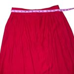 Vintage Desert West by Sherry Holt Cherry Red Flowy Long Maxi Skirt Women Small Photo 4