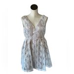 NWT Lulu’s All of My Heart White Lace Skater Dress Tan Size XS Photo 7