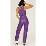 AGOLDE RTR purple 29/8 faux leather  pants high rise straight super soft purple Photo 1