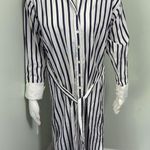 J.Crew  x Marie Marot Striped Button Down Shirt Dress size 00 NEW Photo 2