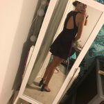 Silence + Noise Urban Outfitters Maroon Lace Up Front Dress Photo 2