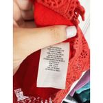 Alice + Olivia  Cottagecore Tassle Cami Tank Top XS Red Boho Designer Holiday Photo 7