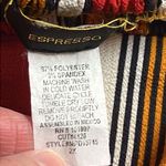 Espresso Rust Multicolored Midi Off The Shoulder Ruffled Neckline Shift Dress Size XXL Photo 2