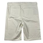Liverpool Los Angeles Gia Glider Cruiser Pull On White Denim Shorts Size 16/33 Photo 1