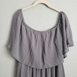 Baltic Born Dusty Blue Sonia Off Shoulder Maxi Dress Photo 3