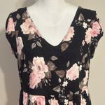 Bethany Mota Black Floral Mini Babydoll Dress NWOT Photo 5