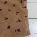 Corduroy Stretch Jeans Floral print Size 10 Multi Photo 1