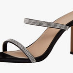 Amazon The Drop Women’s Avery Black Rhinestone Heels Photo 0