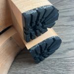 Swedish Hasbeens Wooden Strappy Leather Velcro Slip Photo 8