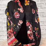 Max Studio ‎ 100% women's silk floral scarf Photo 0