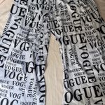 Black and White Vogue Print Skirt Size XL Photo 5