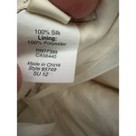 J.Crew  Womens Cream Floral Print Strapless Mini Dress Size 0 Silk Party Event Photo 5