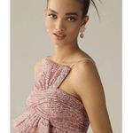 Mac Duggal  Sequined Strapless Faux Bow Column Gown in Rose Pink Size US 0 NWT Photo 1