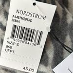 LA LA LAND CREATIVE CO Nordstrom Gray Zebra Print Hoodie Cropped Size Small NEW Photo 3