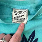 Pacific & Co Outer Banks NC Blue Crew Neck Sweatshirt Size M Size M Photo 7