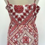 Skies Are Blue Coral Pink & Ivory Boho Spaghetti Strap Maxi Dress from ModCloth Photo 7