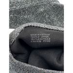 Michael Kors Size 8.5 Mandy Glitter Stretch-Knit Ankle Boots Silver Photo 7