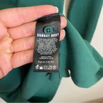 Aritzia  Sunday Best Emerald Green Long Sleeve Slim‎ Ribbed Mini Dress Size XL Photo 7