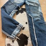 Revice Denim REVICE Matchmaker Love at First Sight Jeans Size 25 Patchwork High Rise Blue‎ Photo 7