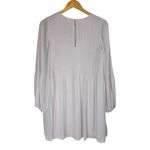 Aritzia Wilfred Daydreamer Mini Dress Sz Small Cloudy Lilac Pleated Long Sleeves Photo 2