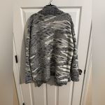 Lou & grey New Cardigan Gray Oversized Open Wool Blend Sweater Size L Photo 9