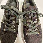 Michael Kors Brown and Green Signature Sneakers women’s 8 (worn once) Photo 1