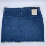 J Brand Bonny Galaxy Frayed Denim Jeans Mini Skirt Photo 12