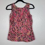 Nic+Zoe  Pink and Black Patterned Tank Top Photo 3