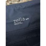 Zella Leggings Womens Cropped Compression High Rose Ladies Small Navy Mesh Photo 3