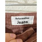 Reformation  Lexi High Rise Wide Leg Jeans in Rye Brown Size 27 Photo 5