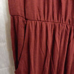 Evelie Burgundy Jumpsuit Size 1X Photo 9