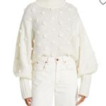 Farm Rio  Handmade Flowers Embroidered Sweater Photo 0