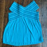 Ramy Brook NWT  Charley Smocked Top Blue XS Photo 5