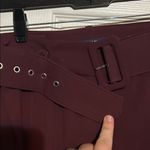 Skies Are Blue  Women's Burgundy Pantsuit‎ Photo 3