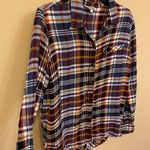 Lucky Brand Bungalow plaid flannel shirt button down Photo 2