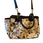 Floral Black and White Women's Bag Photo 2