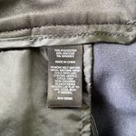 EXPRESS  Stylist Navy Blue Pinstripe High Waist Belted Straight Leg Trouser Sz 8 Photo 4