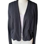 Maurice's  Black Knit Cardigan Short Jacket ~ Ladies Polka Dot Photo 0