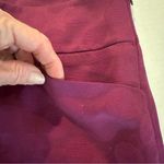 Loft Ann Taylor Circle Print Mini Skirt Women's Size 6 Purple Pockets Lined Photo 2