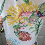 Charlotte Kellogg Sleeveless Shift Dress Tropical Fish Coral Reef Photo 3