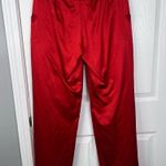 Armani Exchange Sz 4 Red Silk Blend Wide Leg Pants Photo 2