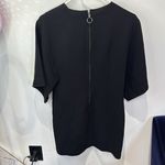 ZARA Woman Studio Black Dress Short Sleeve Minimalist Modern Chic Photo 2