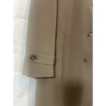 Talbots  Petite Vintage Inspired Tan Lined Trench Coat Size 14 Preppy Old… Photo 3