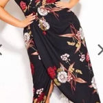 City Chic New!  Maxi Exotic Blossom‎ Dress, size 22 Photo 0